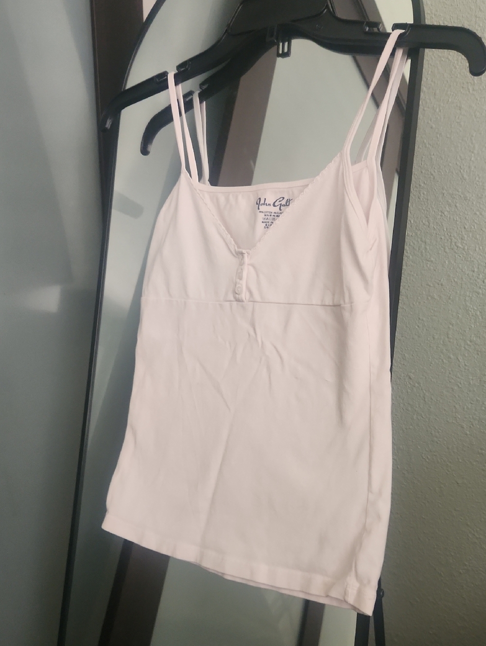 Brandy Melville John Galt Pale Pink Double-Strap Cami